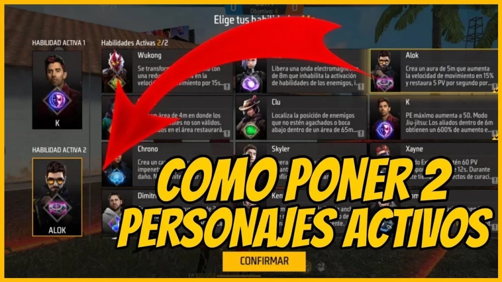 ¿Cómo Poner Habilidades A Otro Personaje En Free Fire?