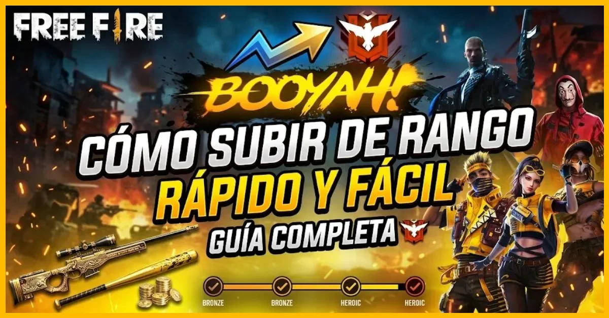 Cómo subir de rango rápido en Free Fire