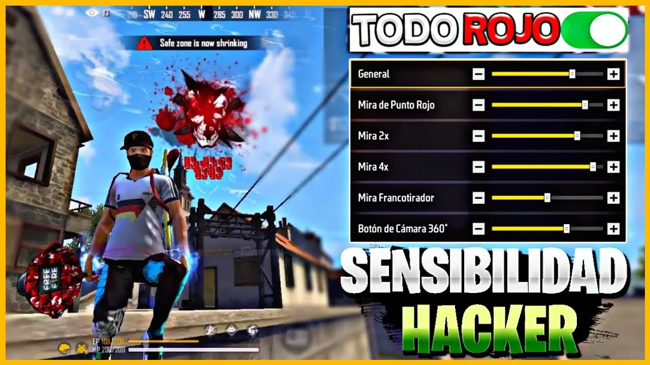 Cómo ubicar el menú de ajustes de sensibilidad en Free Fire