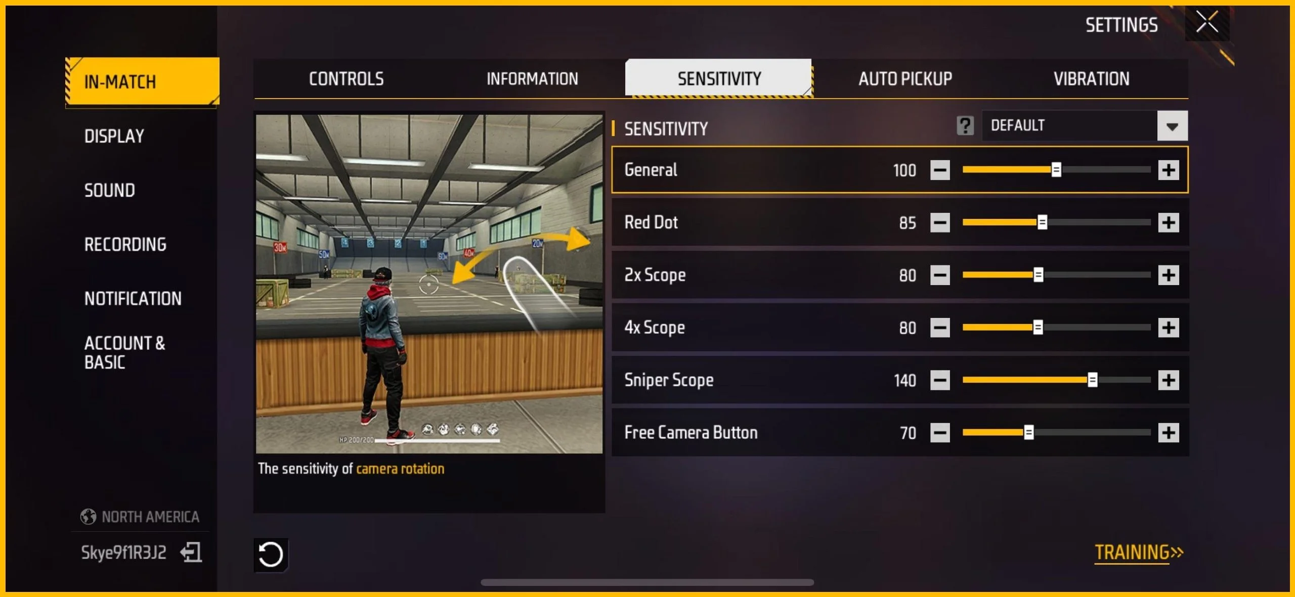 Configuración de controles y sensibilidad óptima para reflejos rápidos