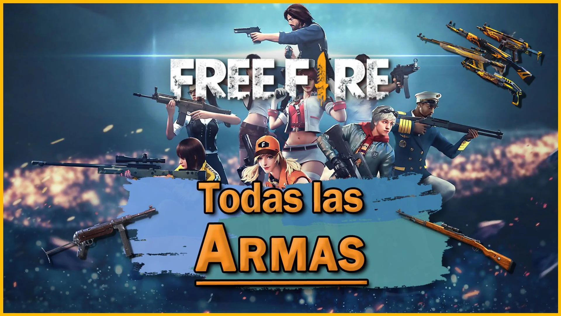 Daño, alcance y tiempo de ataque de la porra, machete y katana en Free Fire