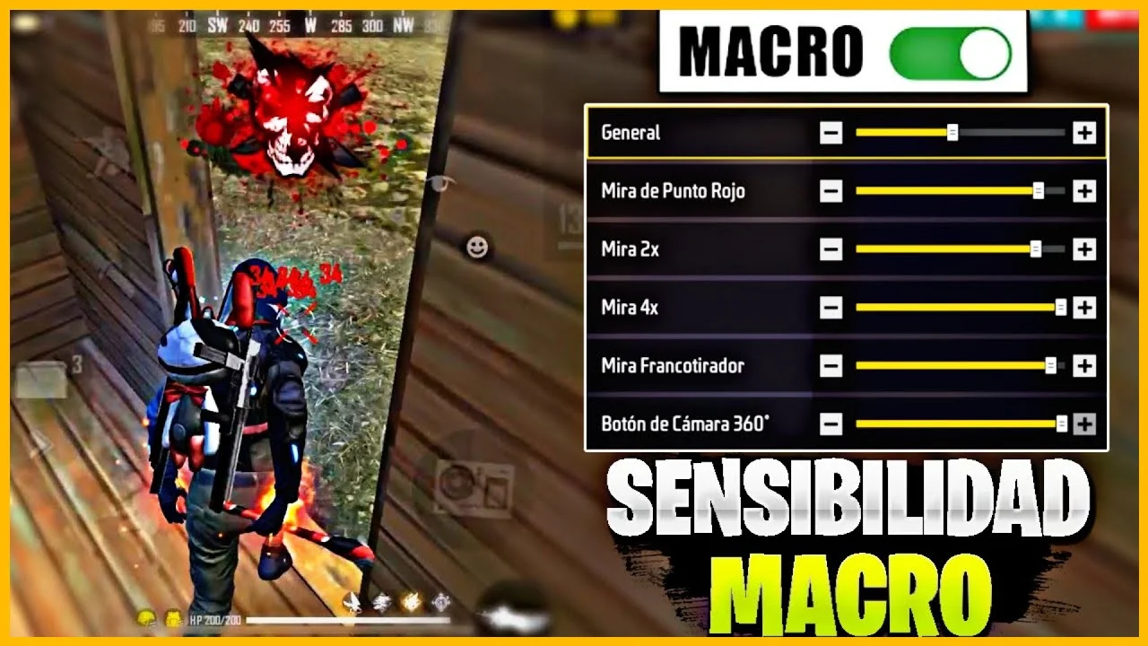 Paso 1 — Calibración inicial de la sensibilidad general y de mira (3x, 4x, AWM)