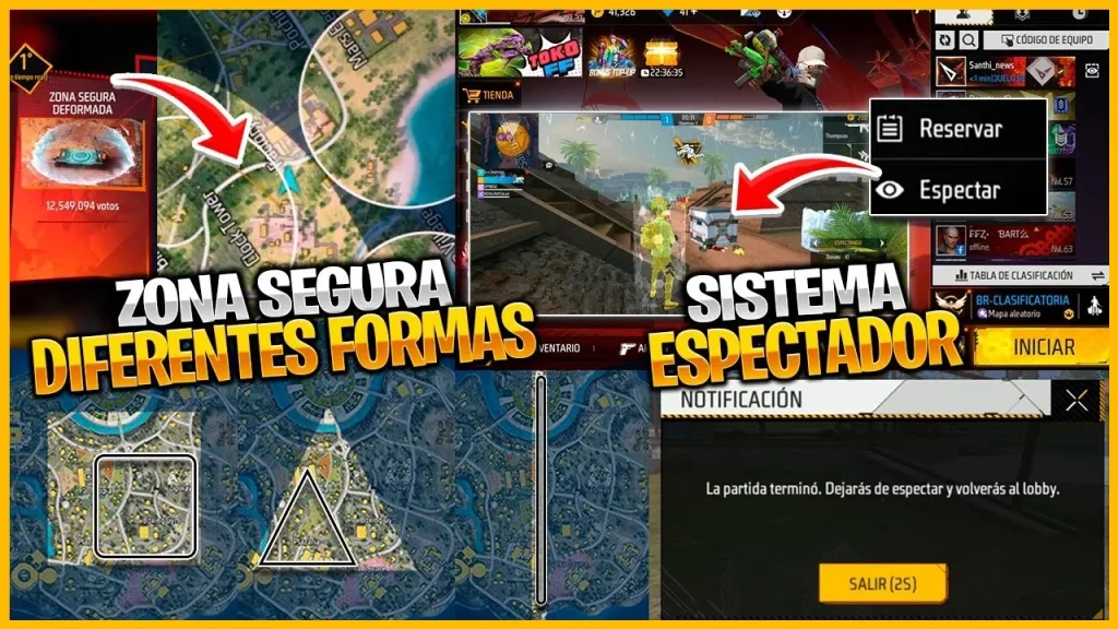 Qué es la zona segura en Free Fire y cómo usarla