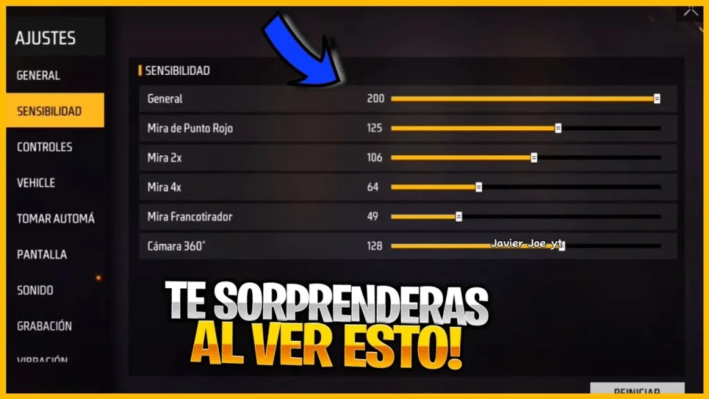 ¿Sensibilidad Mejorada En Free Fire😳☠️ #garenafreefire?